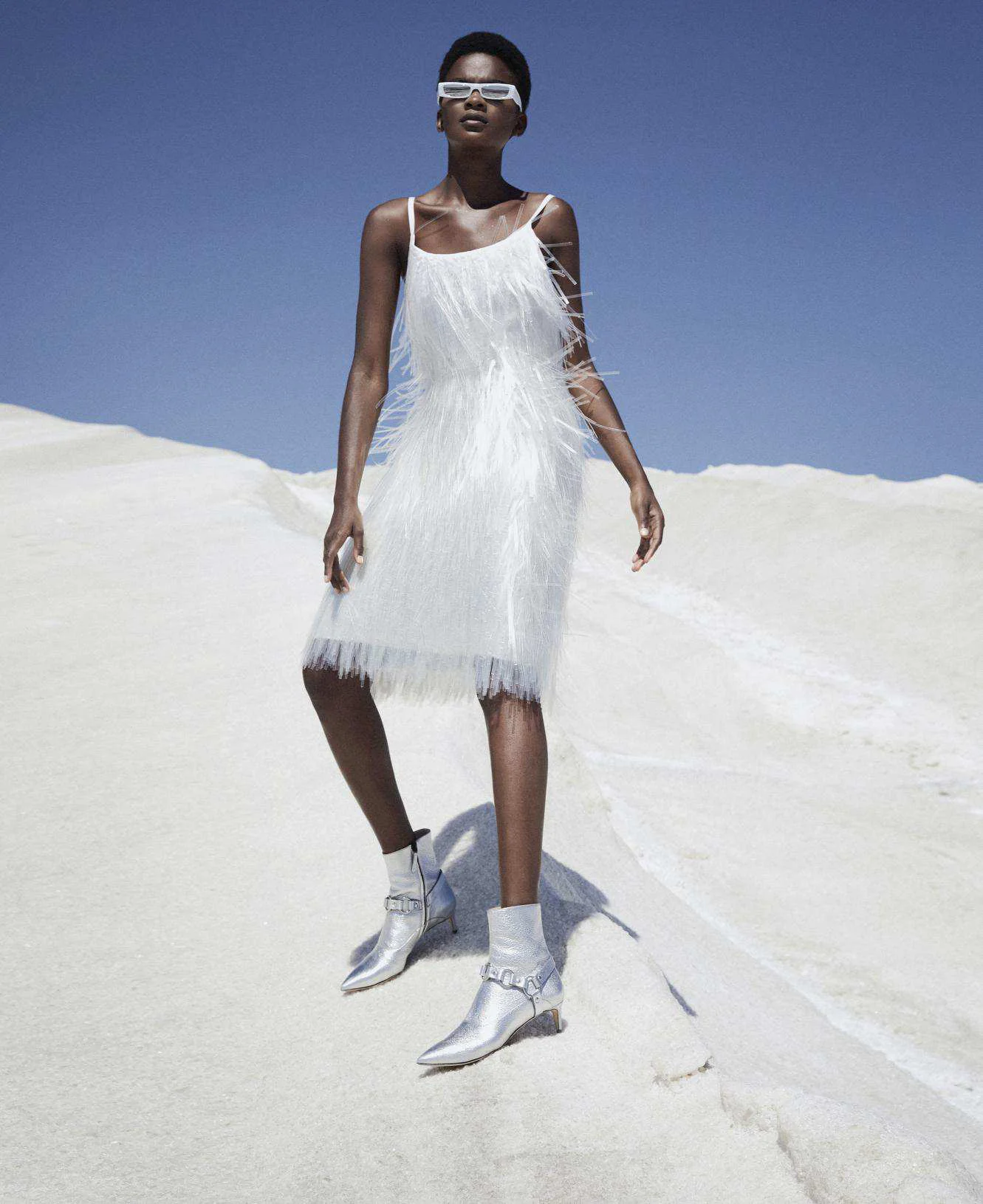 Aube Jolicoeur Is Space Age Ice Queen By Txema Yeste For Harper's